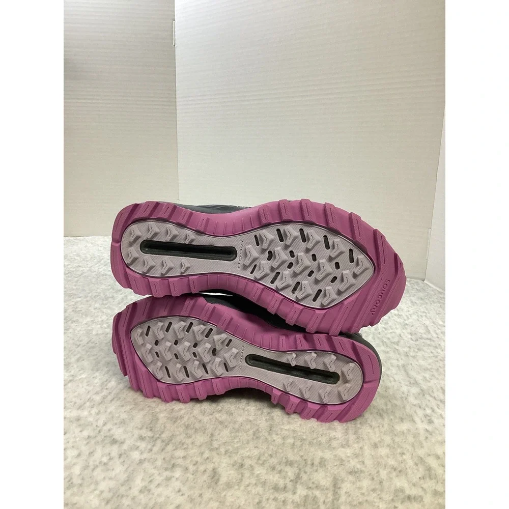Saucony Aura TR Womens Trail Running‎ Shoes Fossil Grape Grey Purple S10862-12 5